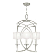 Fine Art Handcrafted Lighting - 887740-SF41 - Four Light Chandelier - Cienfuegos - Silver