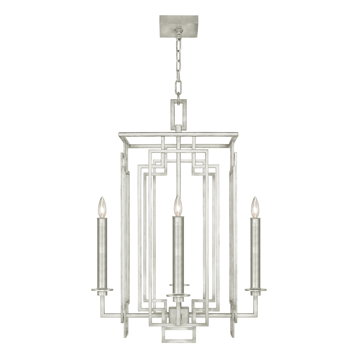 Fine Art - 889040-SF4 - Four Light Chandelier - Cienfuegos - Silver