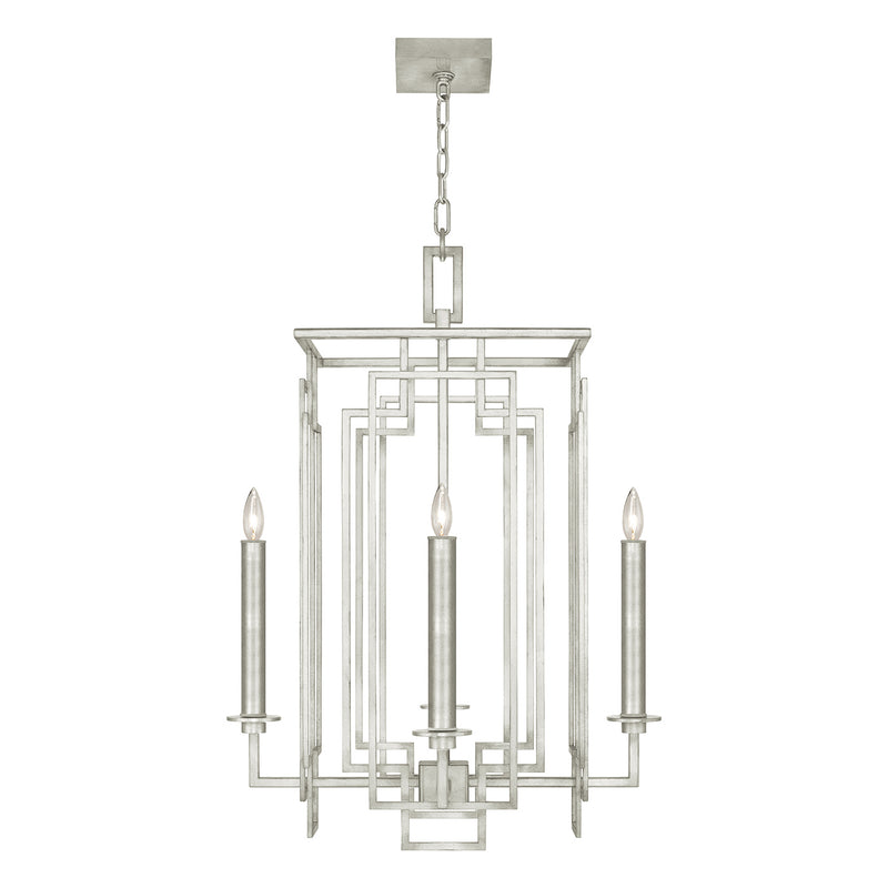Fine Art Handcrafted Lighting - 889040-SF4 - Four Light Chandelier - Cienfuegos - Silver