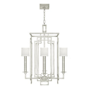 Fine Art Handcrafted Lighting - 889040-SF41 - Four Light Chandelier - Cienfuegos - Silver