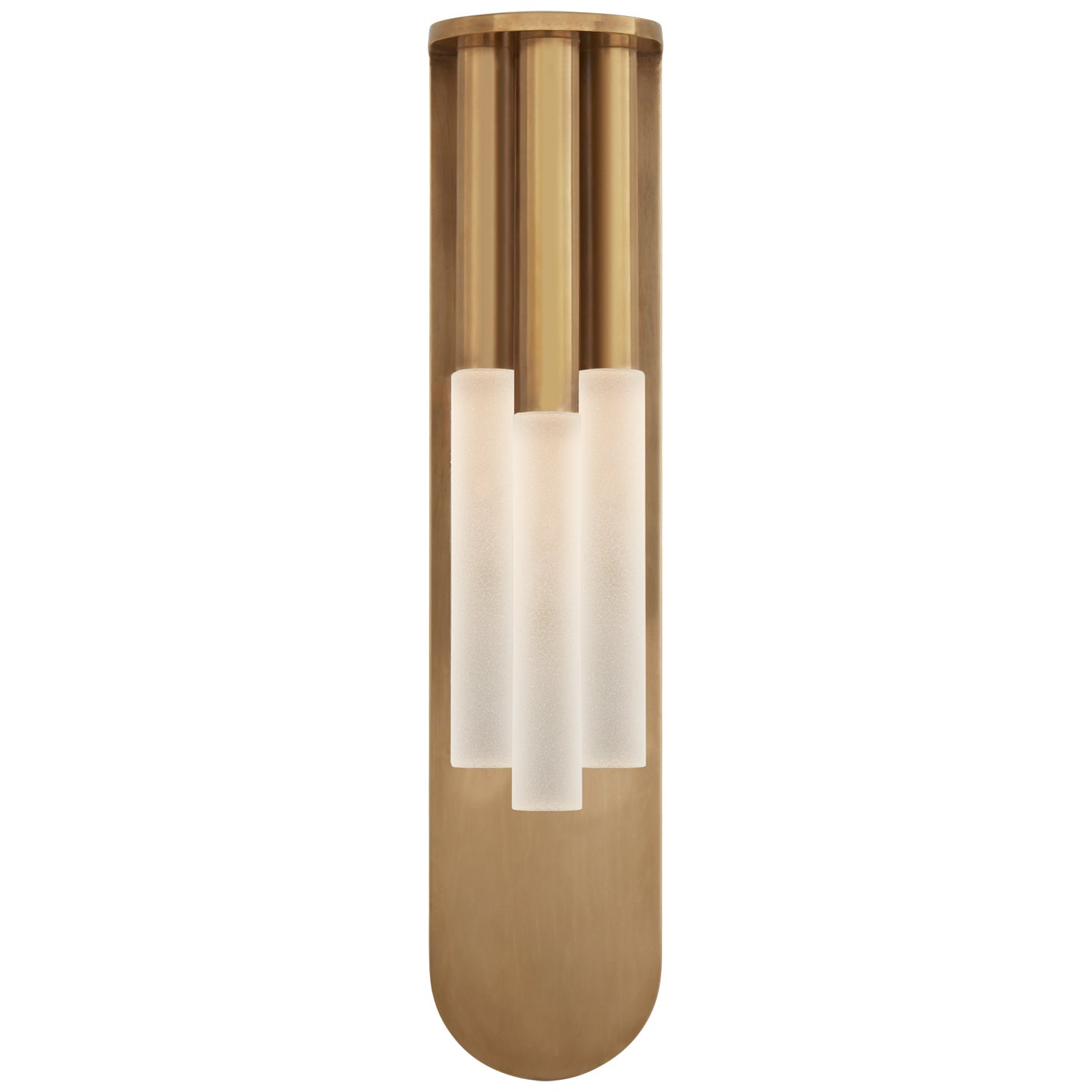 Visual Comfort Signature - KW 2284AB-EC - LED Wall Sconce - Rousseau - Antique-Burnished Brass