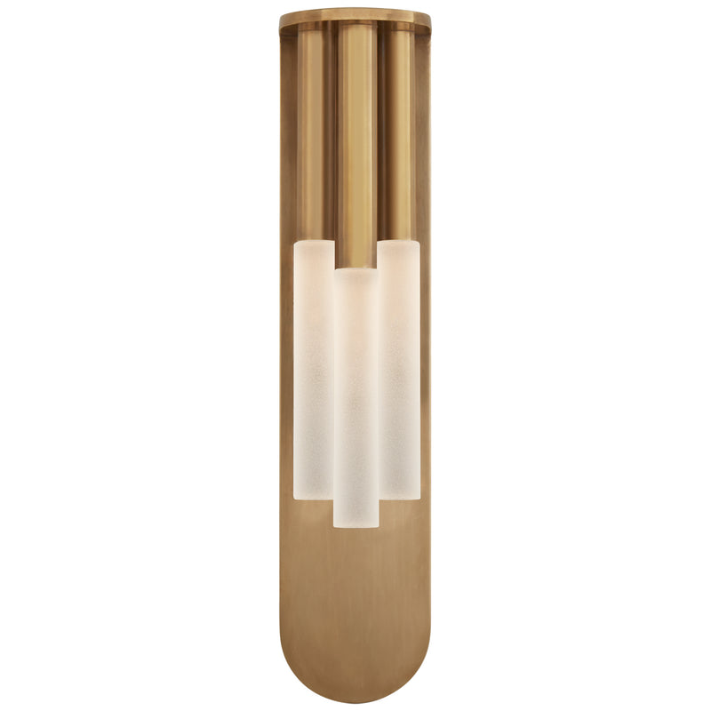 Visual Comfort Signature - KW 2284AB-EC - LED Wall Sconce - Rousseau - Antique-Burnished Brass