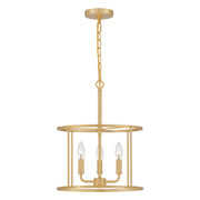 Quoizel - ABR2814AB - Three Light Pendant - Abner - Aged Brass