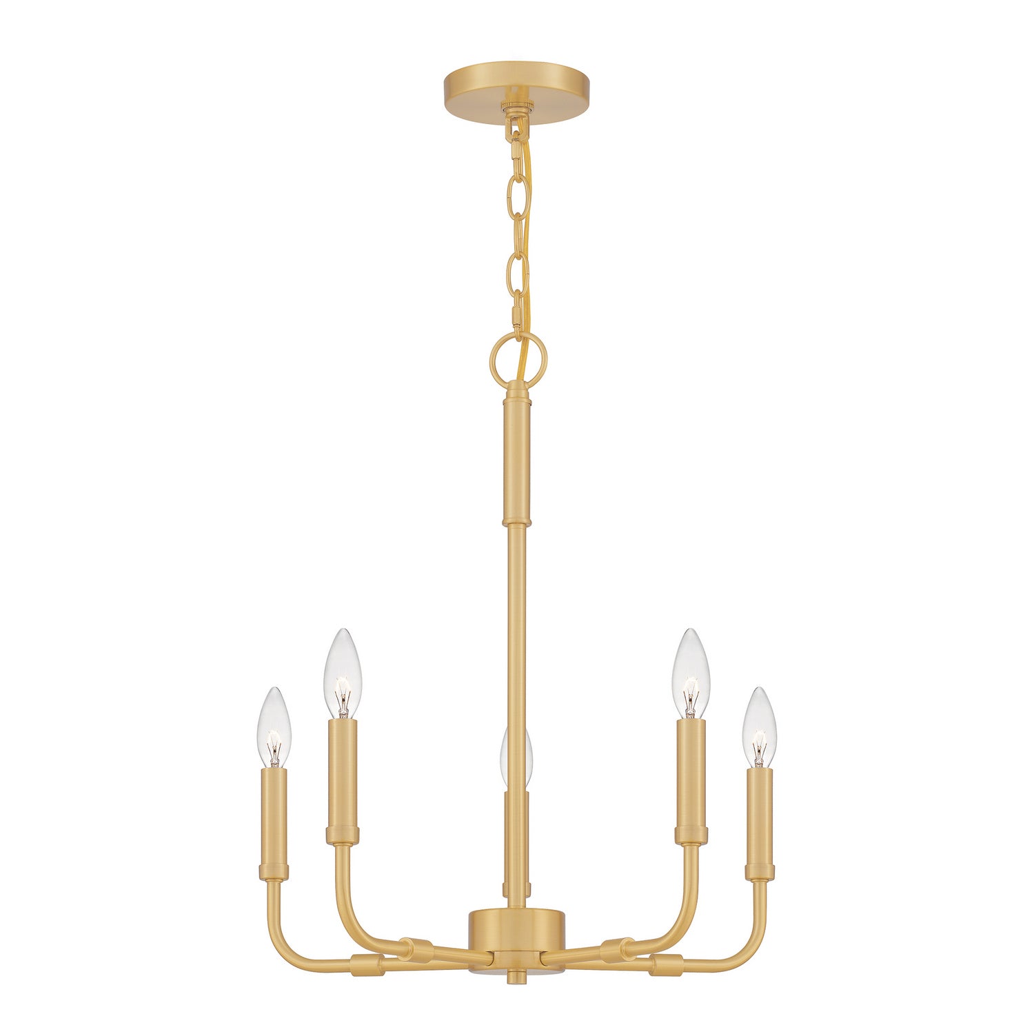 Quoizel - ABR5018AB - Five Light Chandelier - Abner - Aged Brass