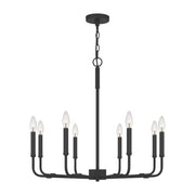 Quoizel - ABR5028MBK - Eight Light Chandelier - Abner - Matte Black