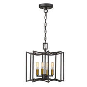 Acclaim Lighting - IN10050BK - Four Light Pendant - Rhian - Matte Black