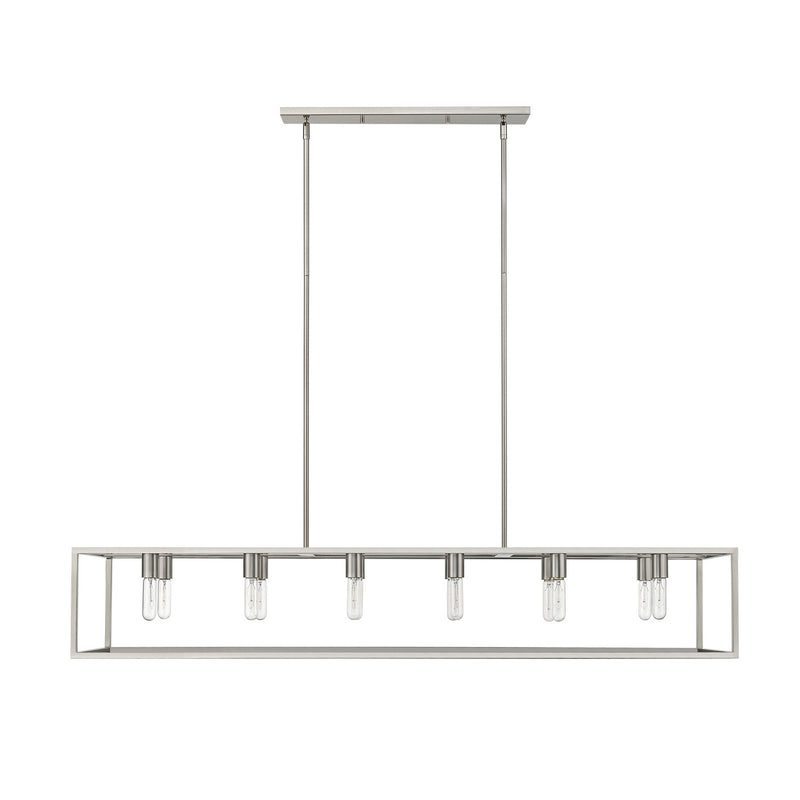 Acclaim Lighting - IN21003SN - 12 Light Island Pendant - Cobar - Satin Nickel