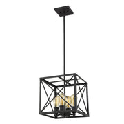 Acclaim Lighting - IN21121BK - Four Light Pendant - Brooklyn - Matte Black