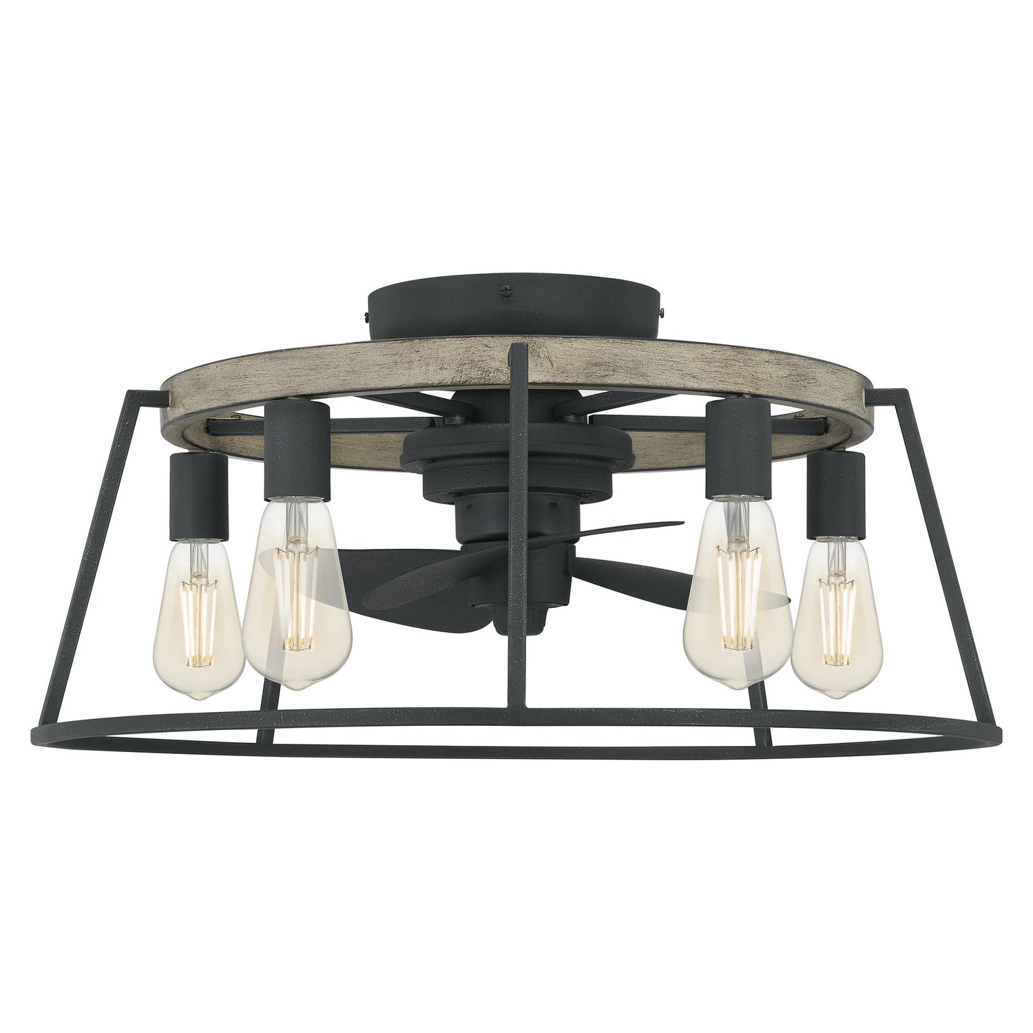 Quoizel - BRT3124GK - Five Light Fandelier - Brockton - Grey Ash