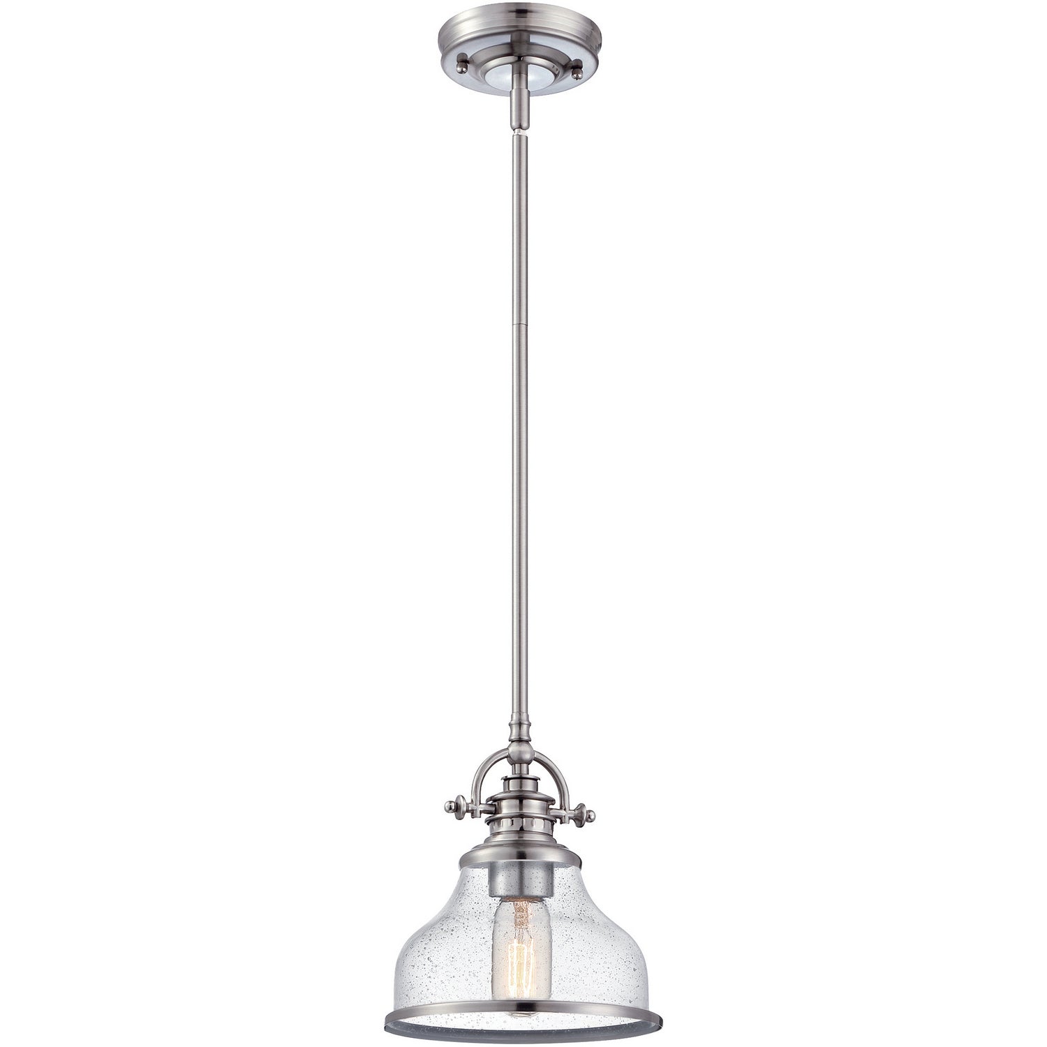 Quoizel - GRTS1508BN - One Light Mini Pendant - Grant - Brushed Nickel
