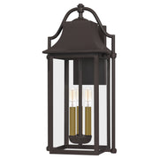 Quoizel - MAN8411WT - Three Light Outdoor Wall Mount - Manning - Western Bronze