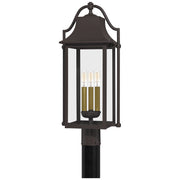 Quoizel - MAN9011WT - Three Light Outdoor Post Mount - Manning - Western Bronze