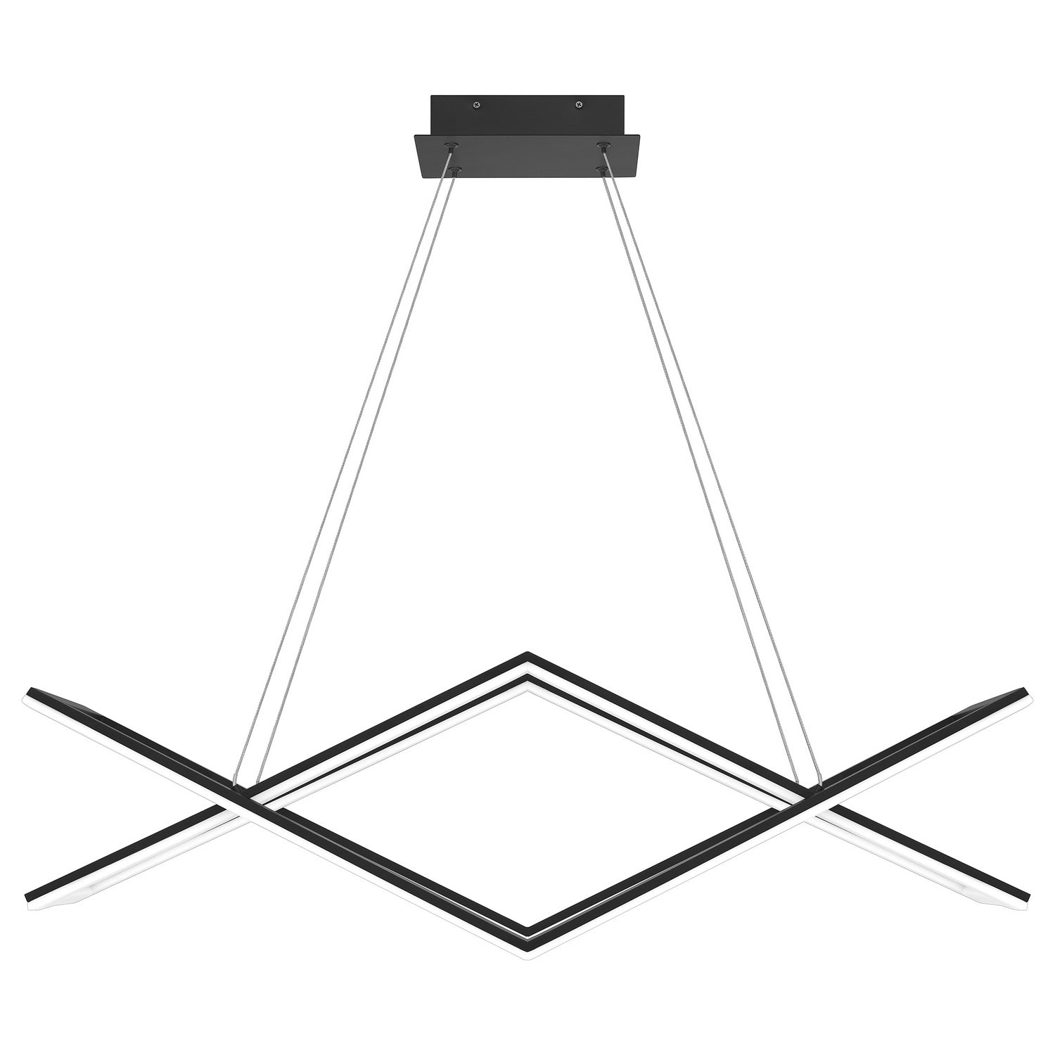 Quoizel - PCNEW136MBK - LED Linear Chandelier - Newman - Matte Black