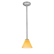 Access - 28004-3R-BS/AMB - LED Pendant - Martini - Brushed Steel