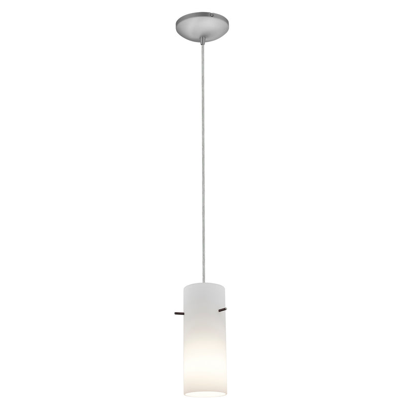 Access - 28030-3C-BS/OPL - LED Pendant - Cylinder - Brushed Steel