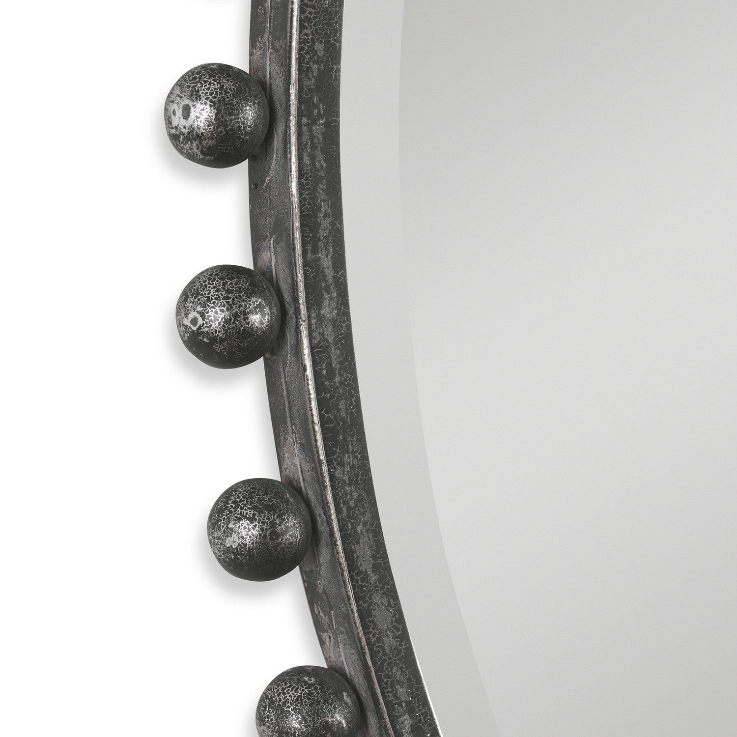Uttermost - 09691 - Mirror - Taza - Black With Silver Highlights