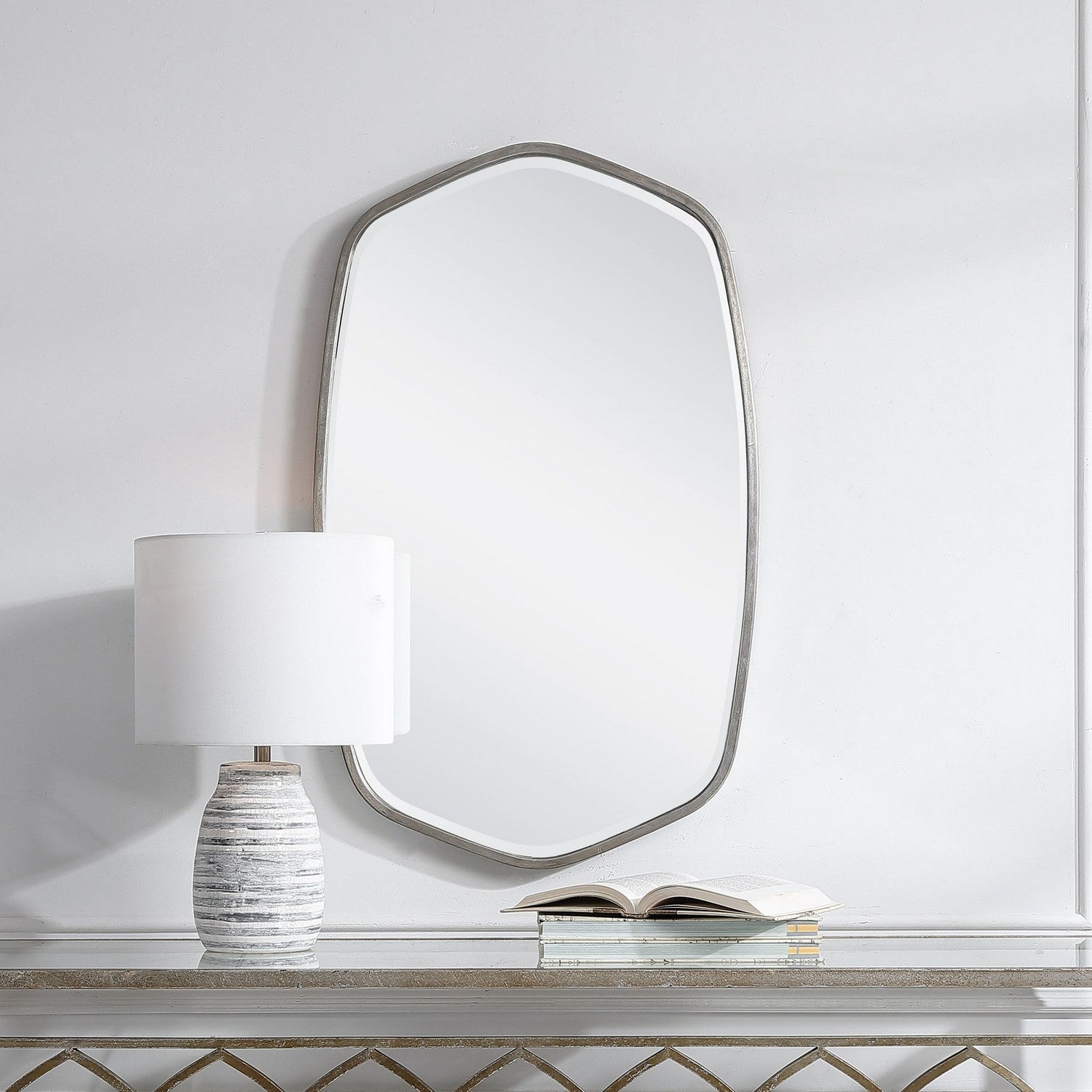 Uttermost - 09703 - Mirror - Duronia - Brushed Silver
