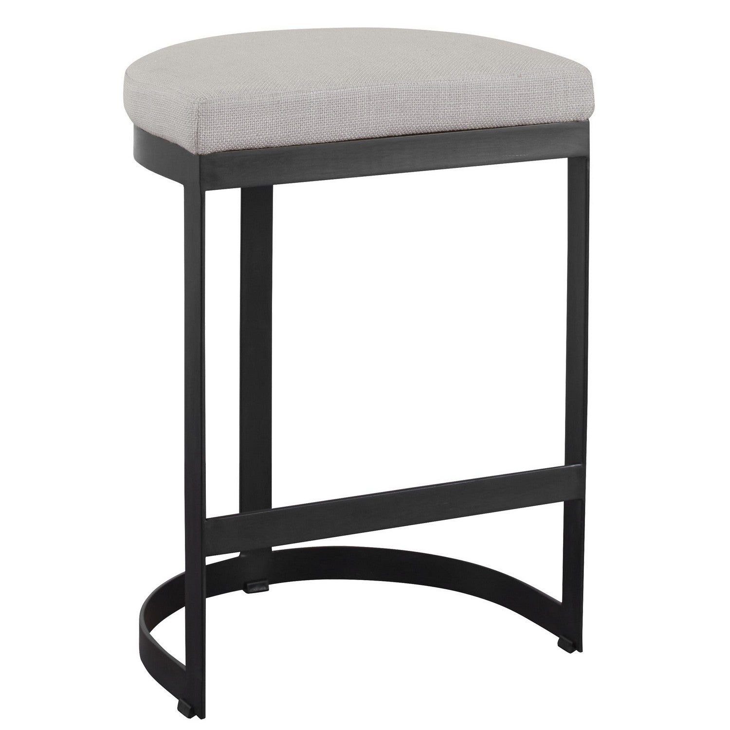 Uttermost - 23591 - Counter Stool - Ivanna - Matte Black