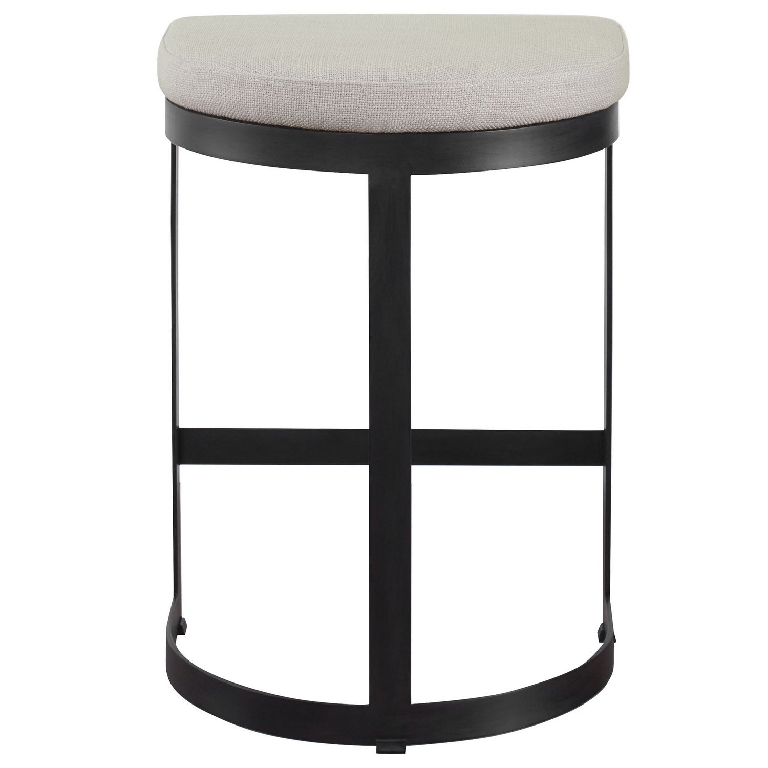 Uttermost - 23591 - Counter Stool - Ivanna - Matte Black