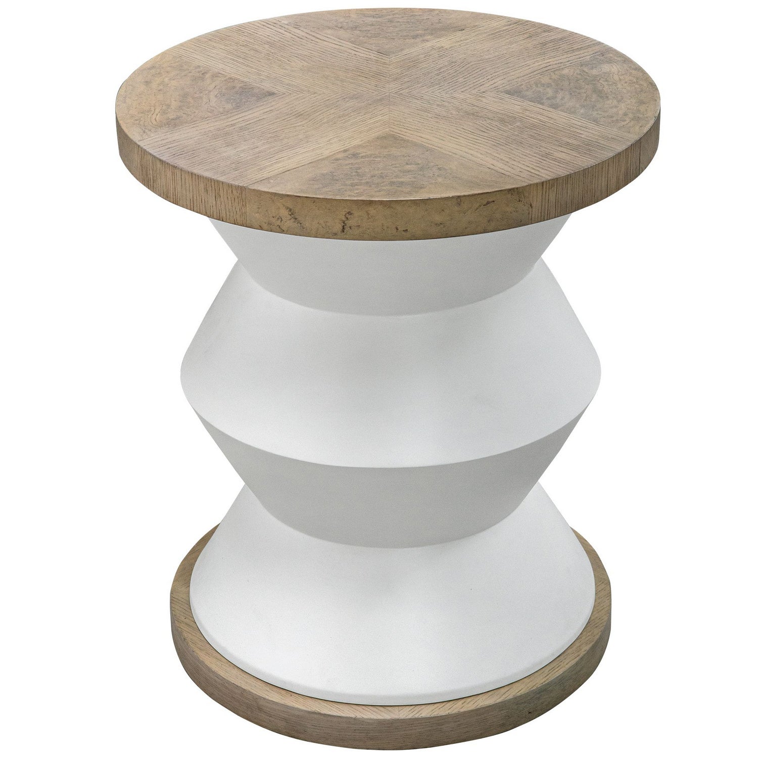 Uttermost - 25488 - Side Table - Spool - Matte White