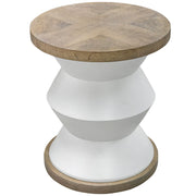 Uttermost - 25488 - Side Table - Spool - Matte White