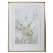 Uttermost - 41626 - Framed Abstract Print - Ethos - Silver Leaf