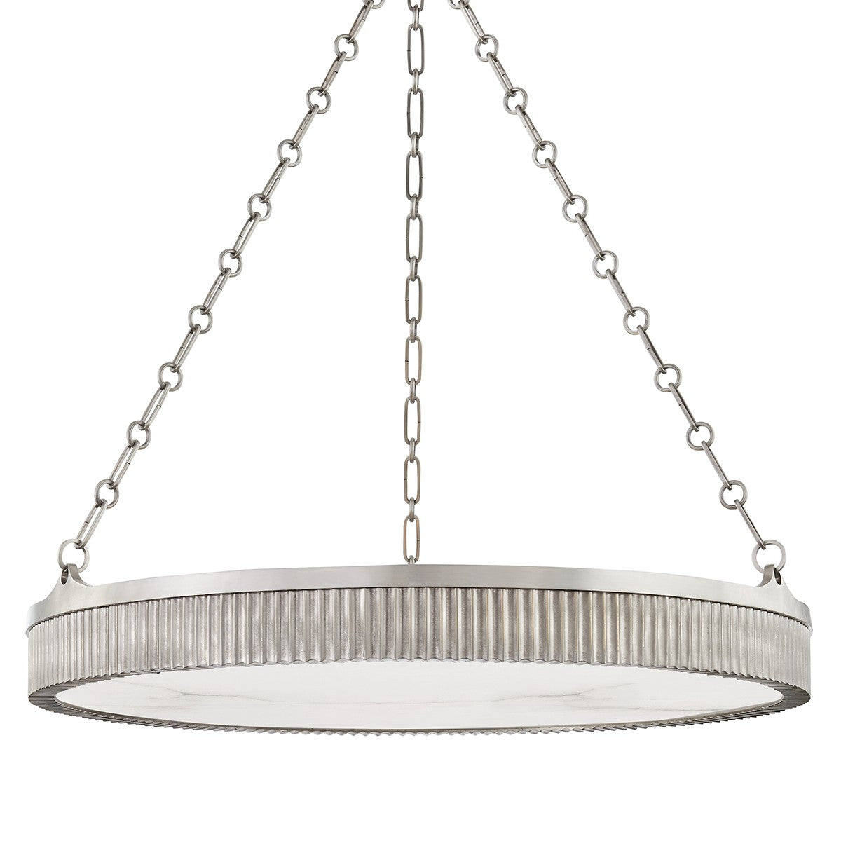 Hudson Valley - 532-AN - Eight Light Chandelier - Lynden - Antique Nickel