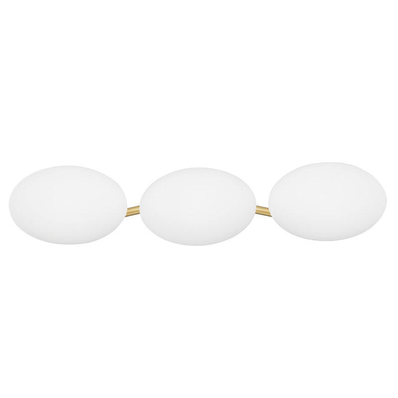 Hudson Valley - 5533-AGB - Three Light Bath Bracket - Wagner - Aged Brass
