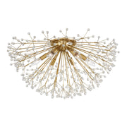 Hudson Valley - 6028-AGB - Six Light Semi Flush Mount - Dunkirk - Aged Brass