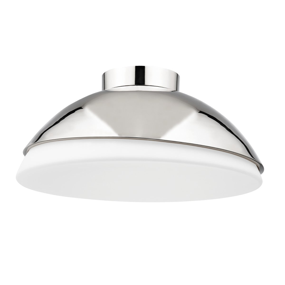 Hudson Valley - 6819-PN - Three Light Flush Mount - Morse - Polished Nickel