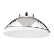 Hudson Valley - 6819-PN - Three Light Flush Mount - Morse - Polished Nickel