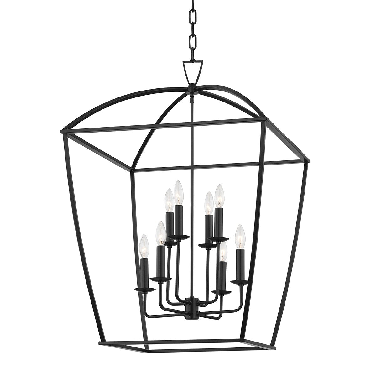 Hudson Valley - 8324-AI - Eight Light Lantern - Bryant - Aged Iron