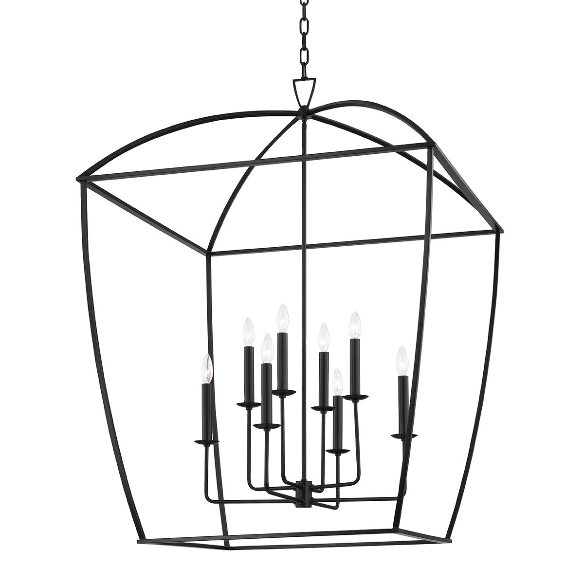 Hudson Valley - 8334-AI - Eight Light Lantern - Bryant - Aged Iron