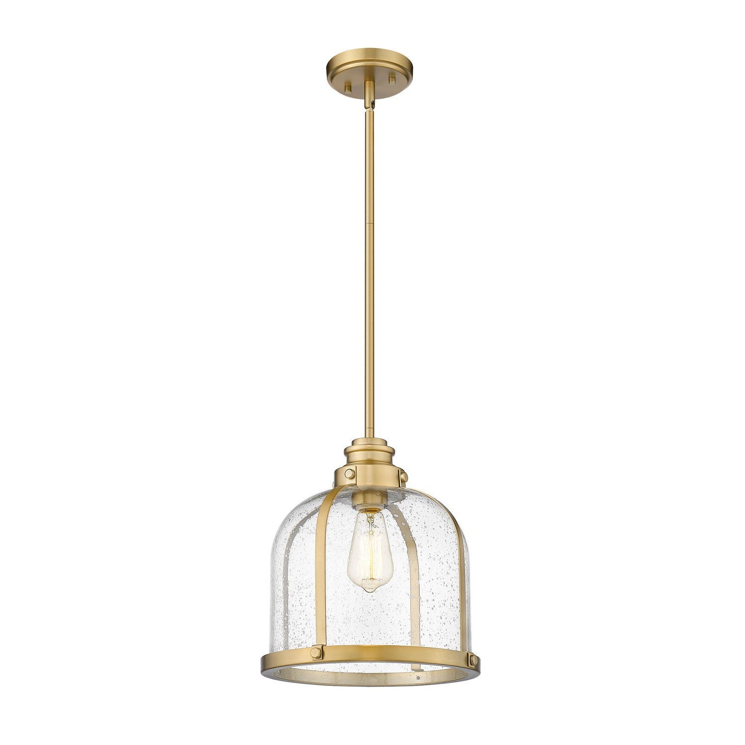 Z-Lite - 337P12HBR - One Light Pendant - Burren - Heritage Brass