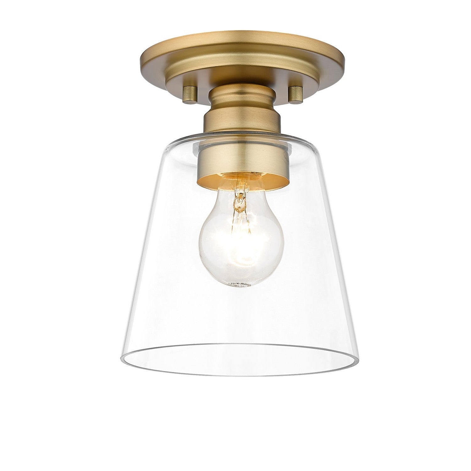 Z-Lite - 428F1-OBR - One Light Flush Mount - Annora - Olde Brass