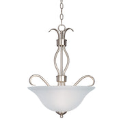 Maxim - 10121FTSN - Three Light Pendant - Basix - Satin Nickel
