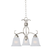 Maxim - 10122FTSN - Three Light Chandelier - Basix - Satin Nickel