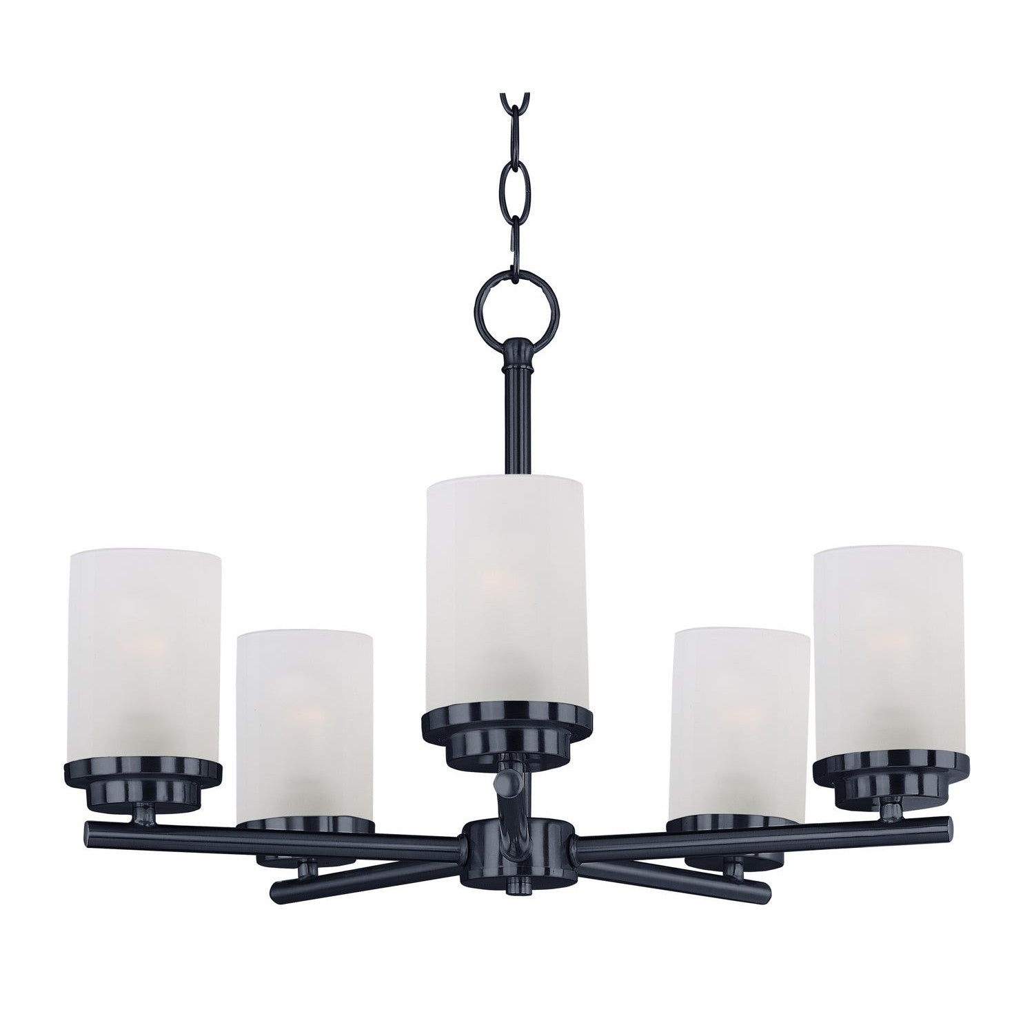 Maxim - 10205FTBK - Five Light Chandelier - Corona - Black