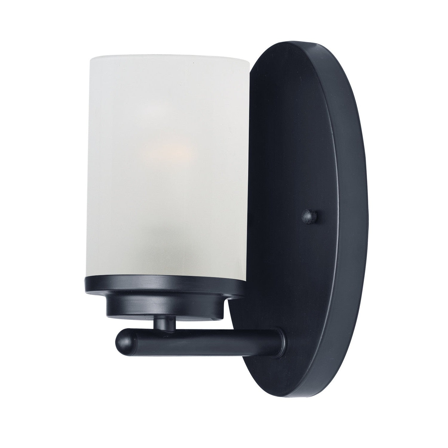 Maxim - 10211FTBK - One Light Bath Vanity - Corona - Black