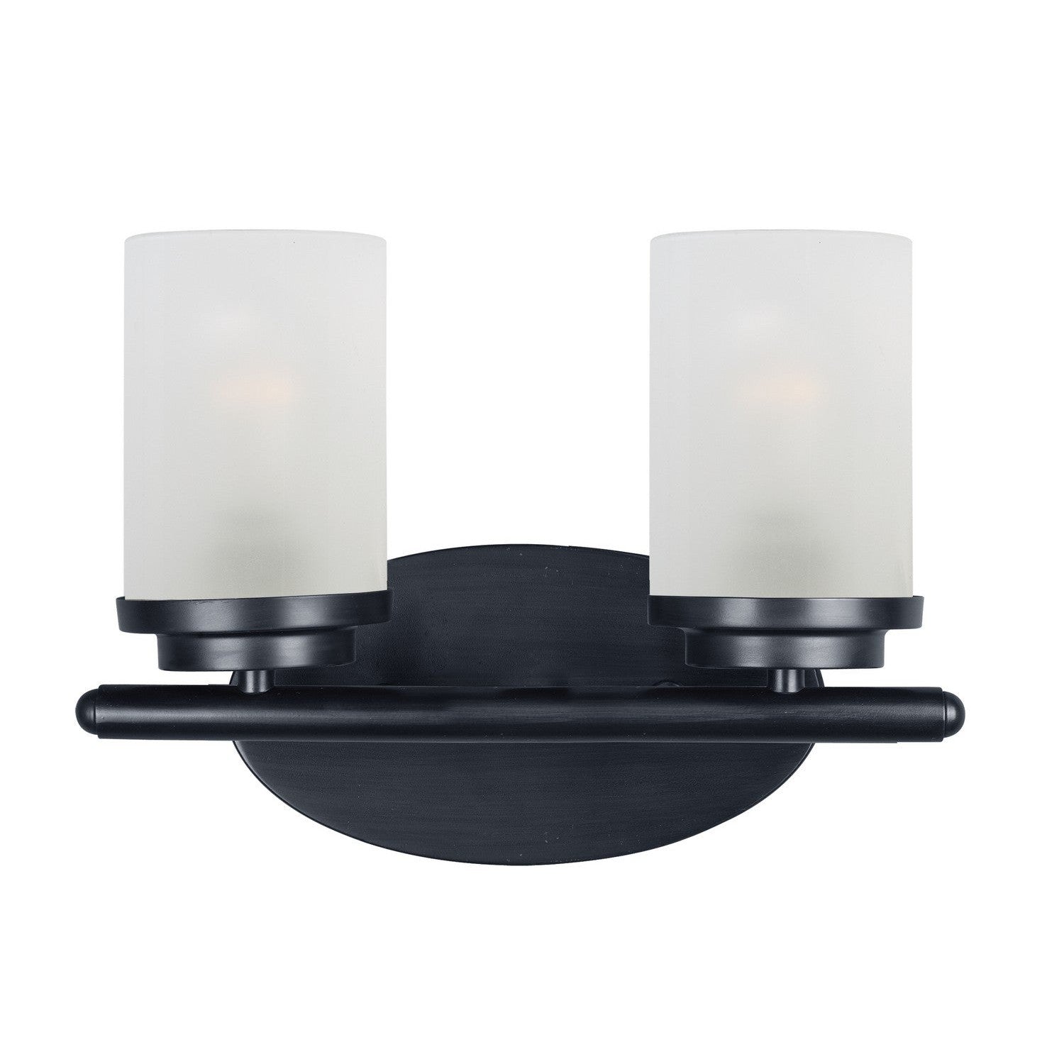 Maxim - 10212FTBK - Two Light Bath Vanity - Corona - Black