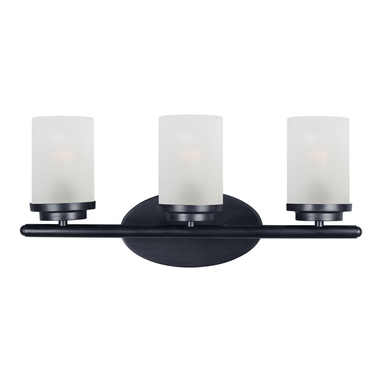 Maxim - 10213FTBK - Three Light Bath Vanity - Corona - Black