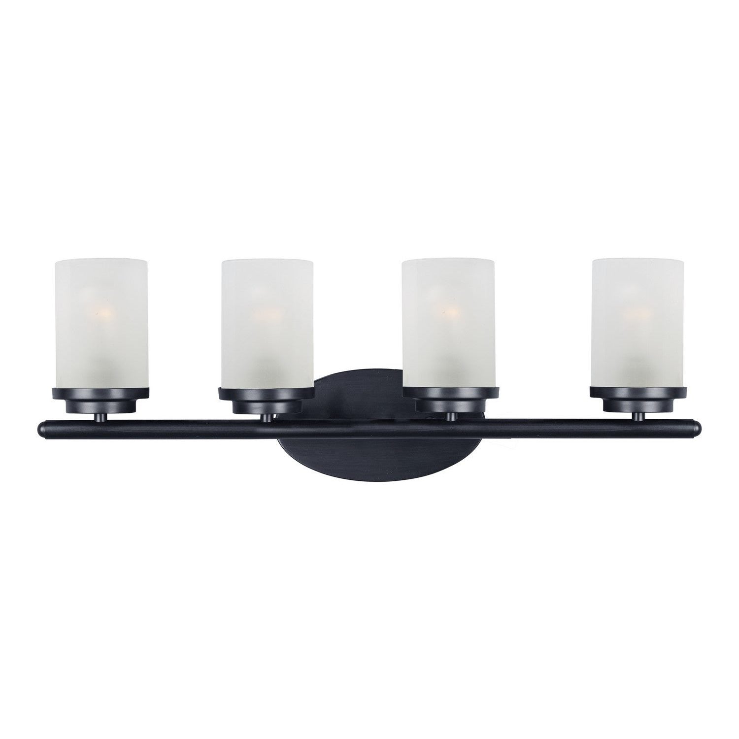 Maxim - 10214FTBK - Four Light Bath Vanity - Corona - Black