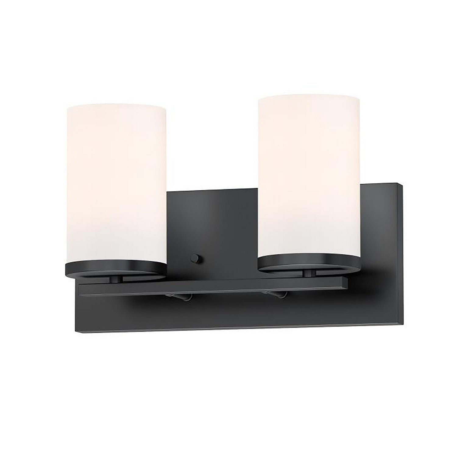 Maxim - 10282SWBK - Two Light Bath Vanity - Lateral - Black