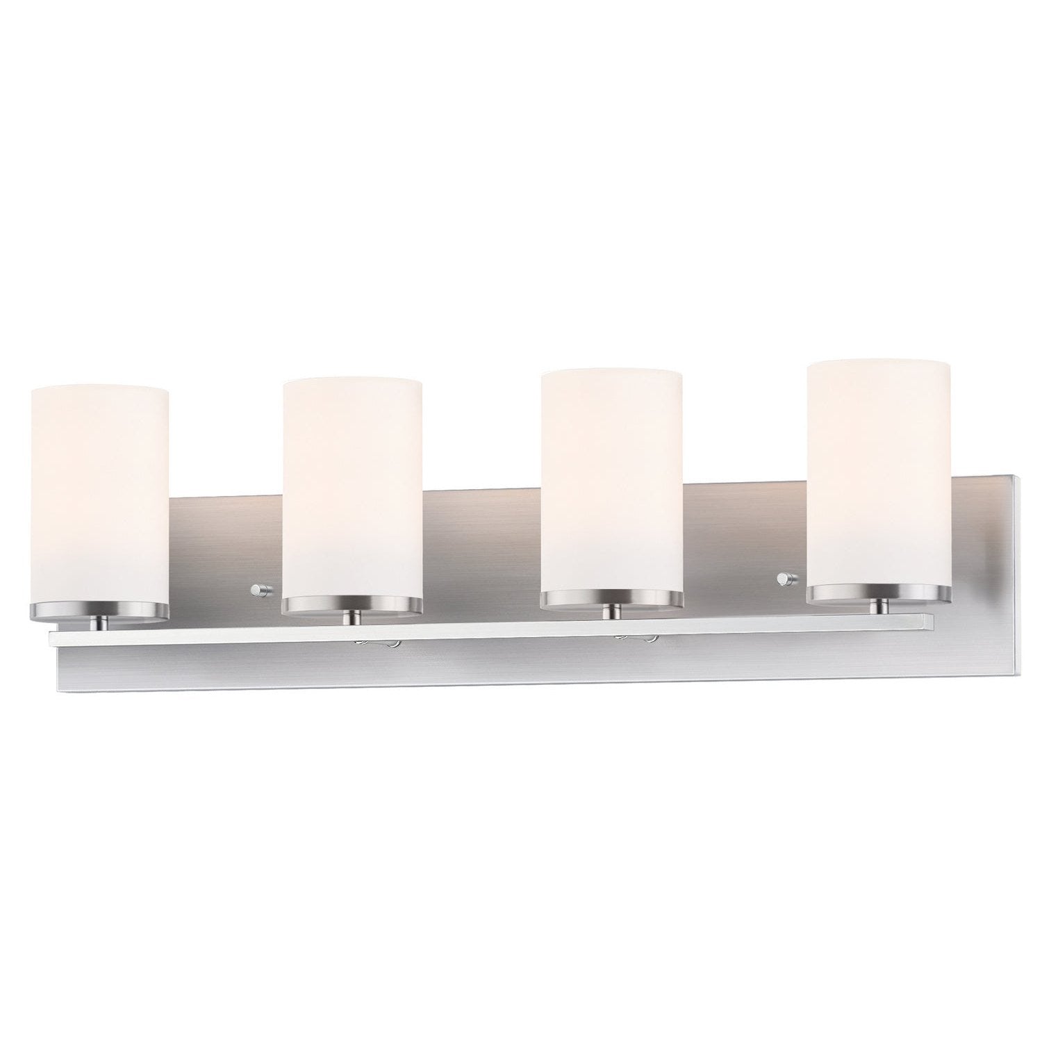 Maxim - 10284SWSN - Four Light Bath Vanity - Lateral - Satin Nickel