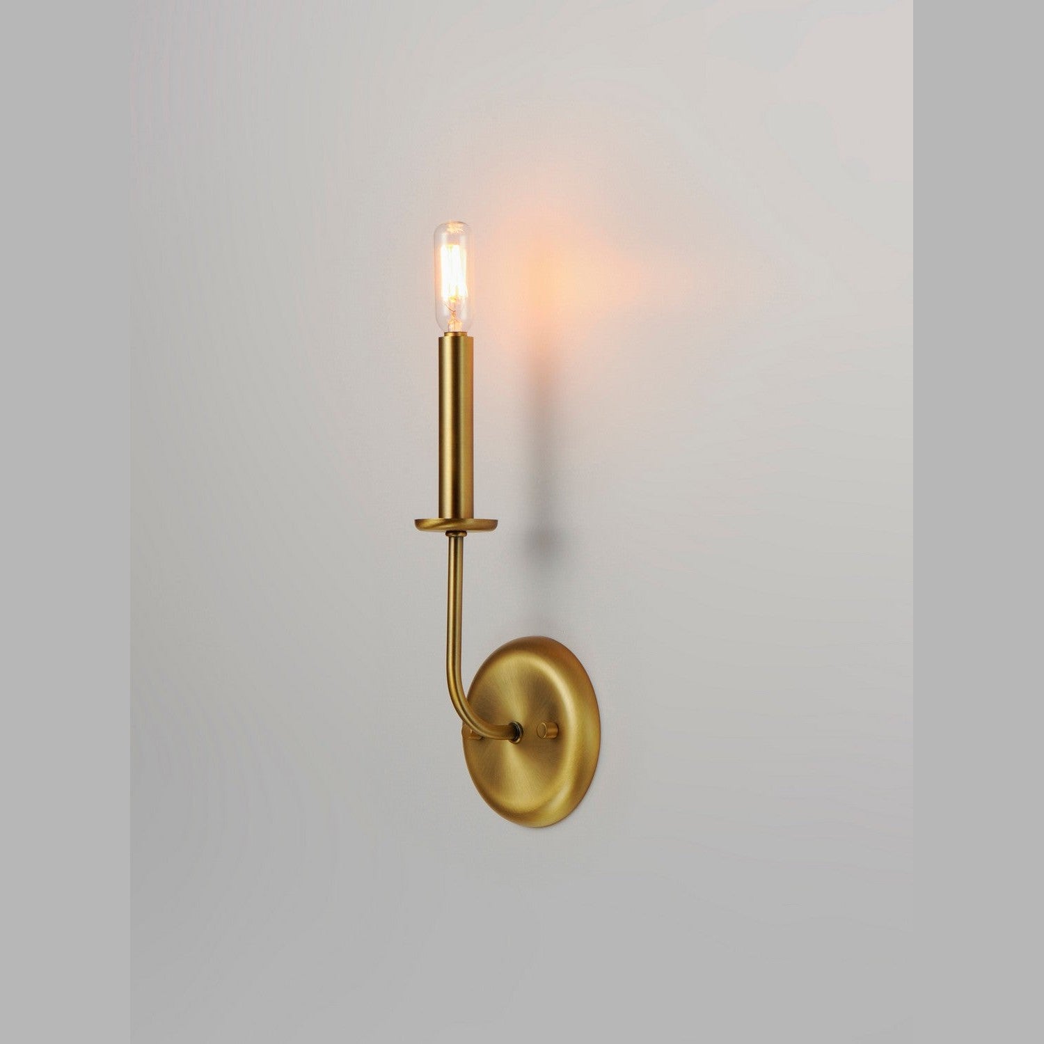 Maxim - 10321SBR - One Light Wall Sconce - Wesley - Satin Brass