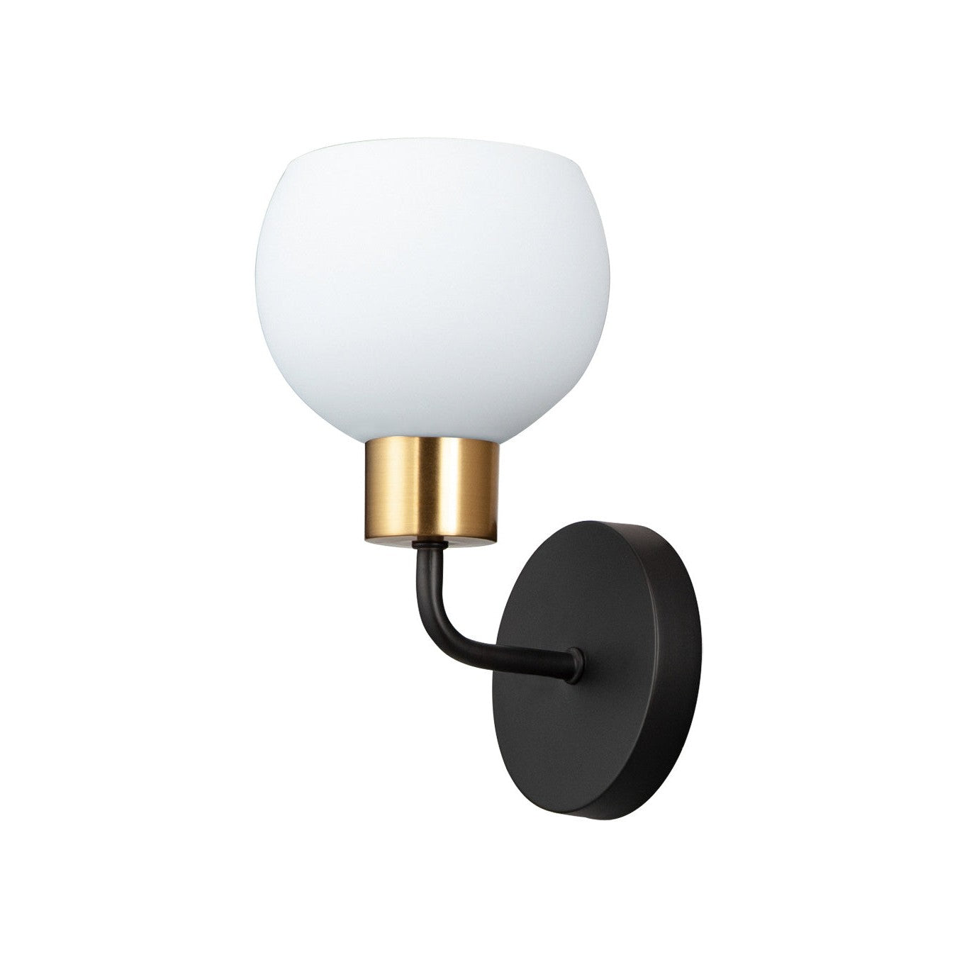 Maxim - 11271SWBZSBR - One Light Wall Sconce - Coraline - Bronze / Satin Brass