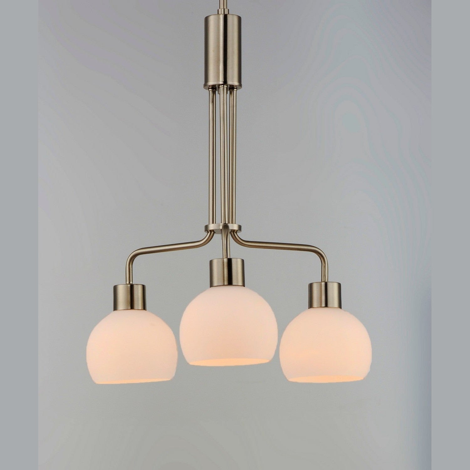 Maxim - 11276SWSN - Three Light Chandelier - Coraline - Satin Nickel