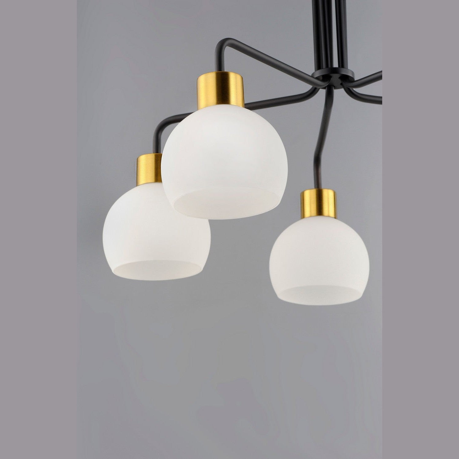 Maxim - 11277SWBZSBR - Five Light Chandelier - Coraline - Bronze / Satin Brass