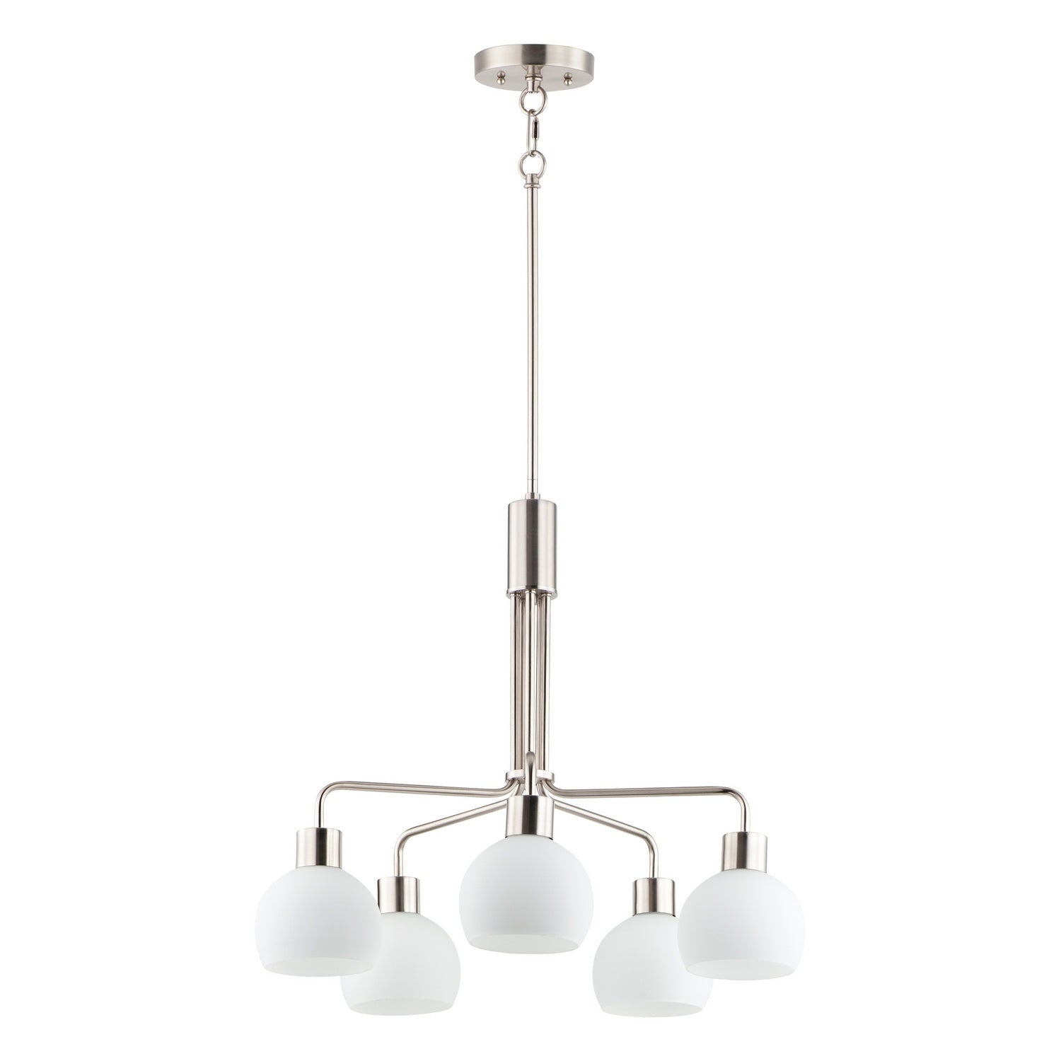 Maxim - 11277SWSN - Five Light Chandelier - Coraline - Satin Nickel