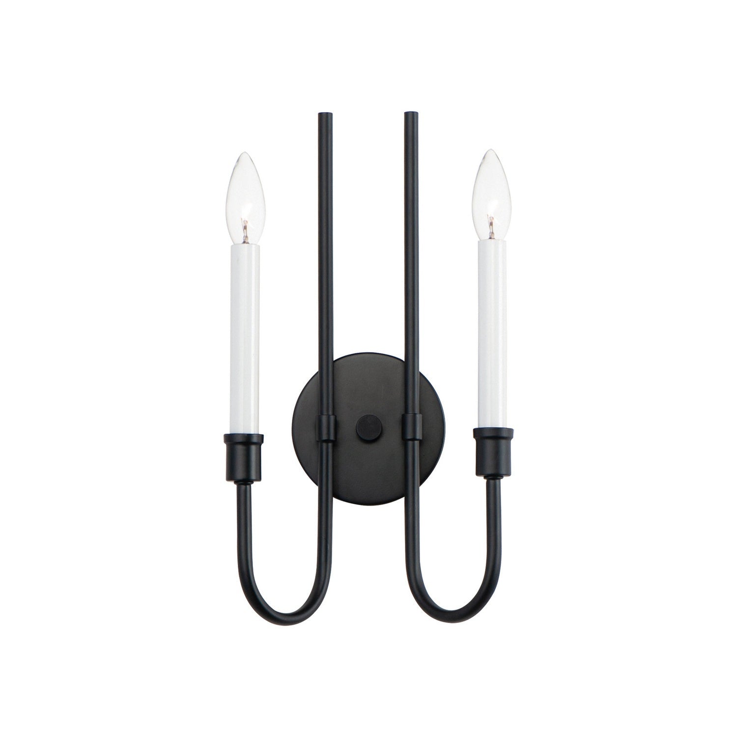 Maxim - 11282BK - Two Light Wall Sconce - Tux - Black